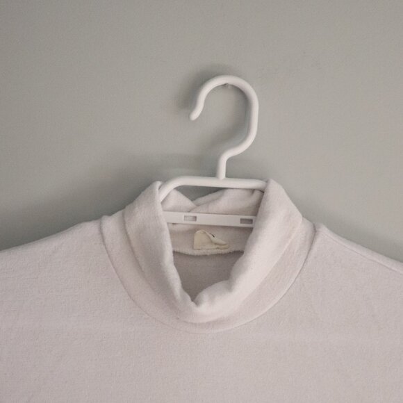 Aritzia Wilfred Free Womens White Sz M Turtleneck Long Sleeve Layering Pullover - Picture 4 of 11